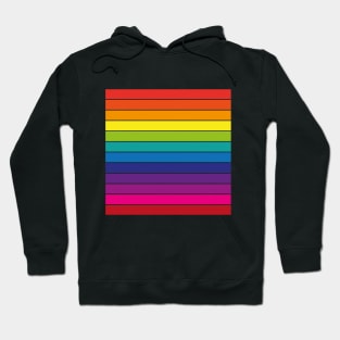 Rainbow Stripes Hoodie